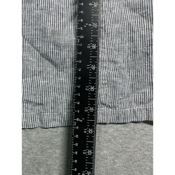 Eileen Fisher Size PP‎ (2P-4P) Hemp & Organic Cotton Stripe Dress Short Sleeves - Picture 5 of 7